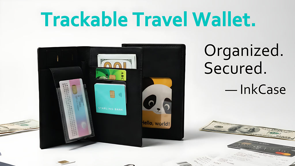 Inkcase: The Trackable Travel Wallet Built for Your Safe Journey