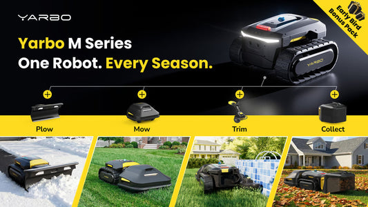 Yarbo M: The Revolutionary Modular Yard Robot — 1 Core, 4 Jobs