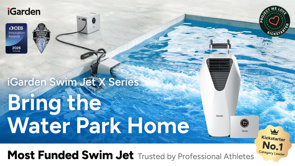 iGarden X Series: World’s First AI-Powered Portable Swim Jet