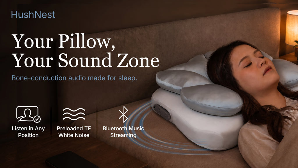 HushNest — Bone-Conduction Audio for Quiet Bedtime Listening