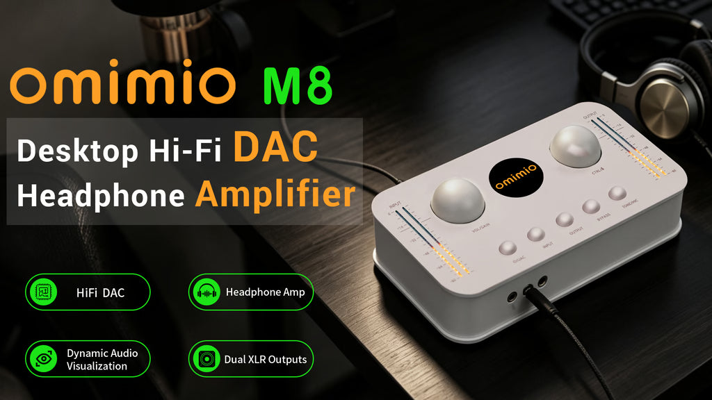 BackerOnline featured project: OMIMIO M8：Desktop Hi-Fi DAC, Headphone Amplifier