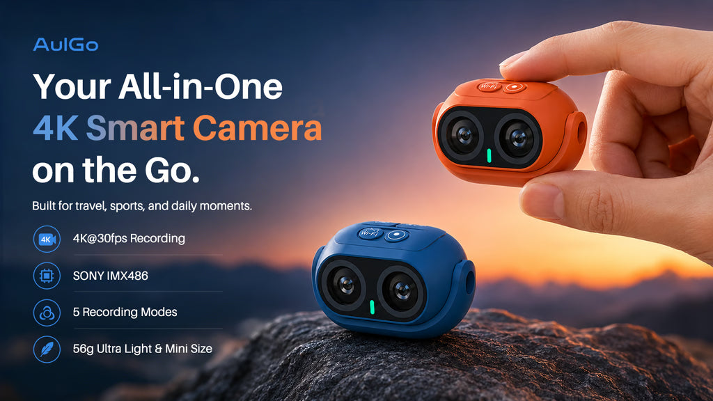 BackerOnline featured project: AulGo : Your All-in-One 4K Camera On the Go