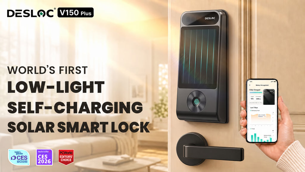 BackerOnline featured project: DESLOC V150 Plus: World's 1st Low-Light Self-Charging Lock