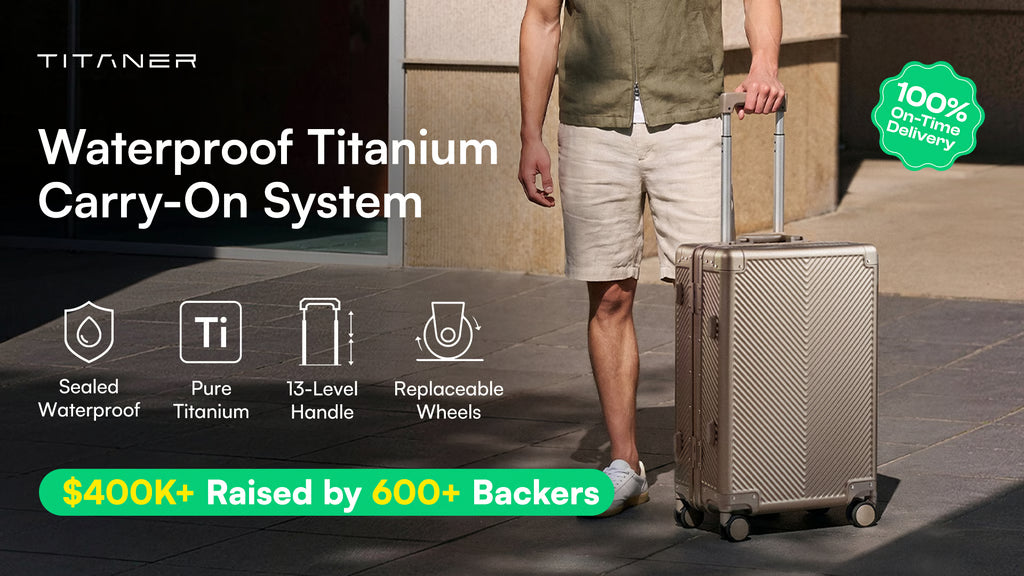 Titaner Voyager: Waterproof Titanium Carry-On System