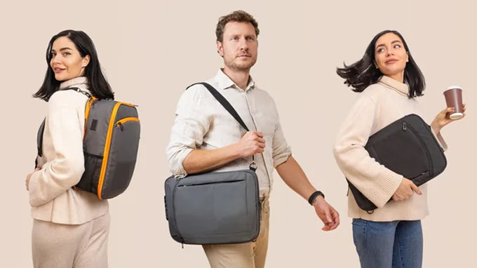 BackerOnline featured project: 4D Maxx travel bag lifestyle scene